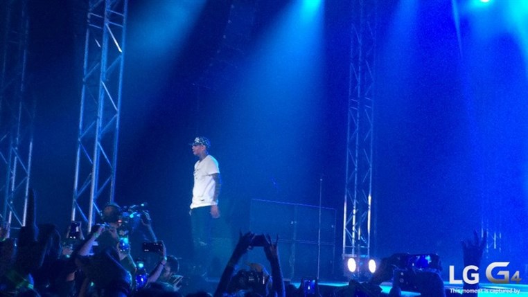 Chris Brown Concert Taken by the LGG4